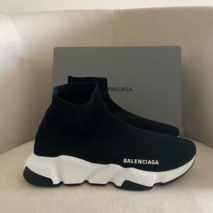 Balenciaga women’s Black Speed Trainer Sock Sneakers